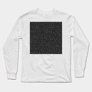 Polka Dots in the sky at night Long Sleeve T-Shirt